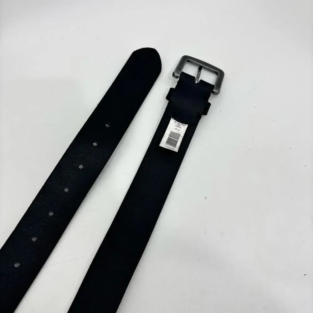 American Eagle Men's Size 30 Black Genuine Leather Casual Belt